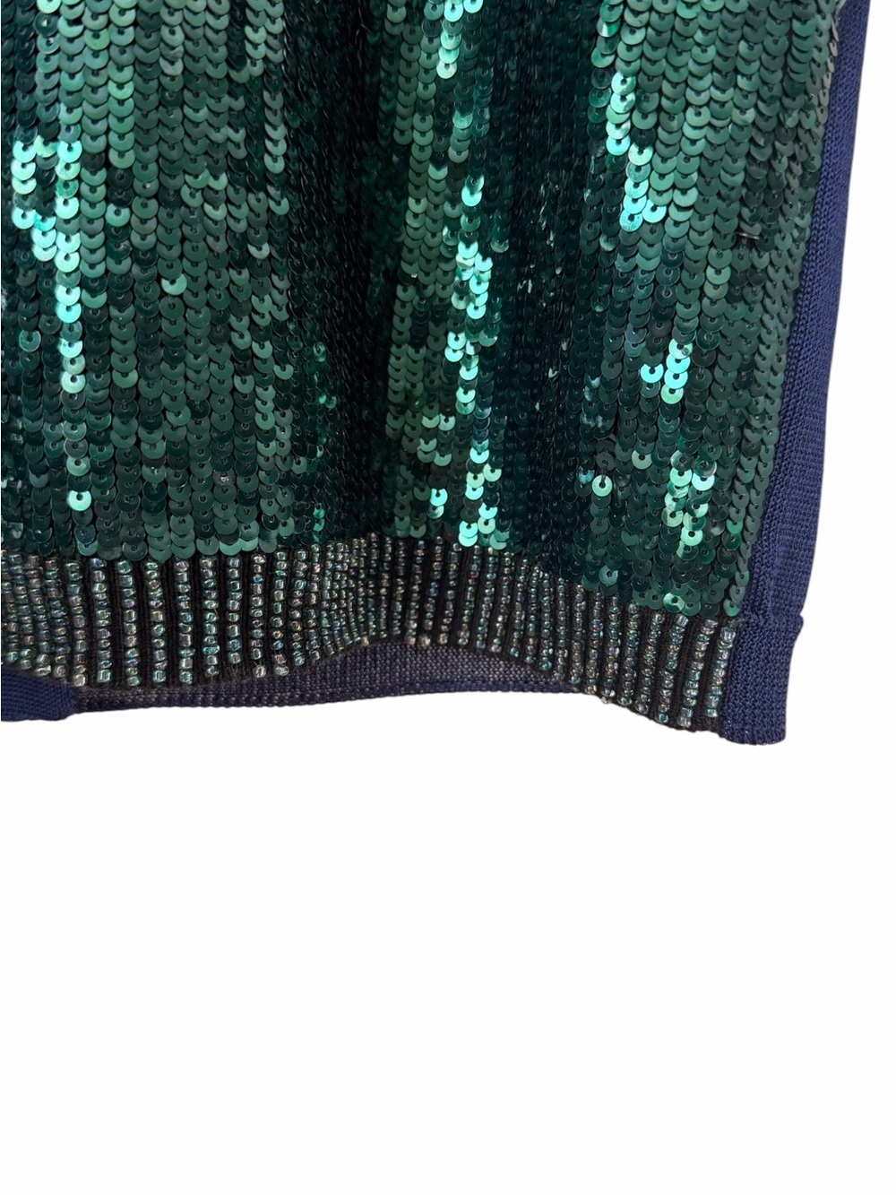 6267 Silk Beaded Sequin Sleeveless Sweater - Picture 3 of 7
